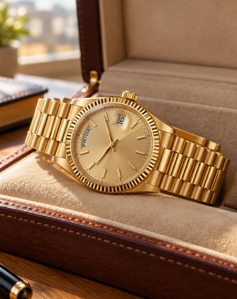 Rolex Day-Date 36 Réf. 118238 – Bracelet President amélioré, Champagne