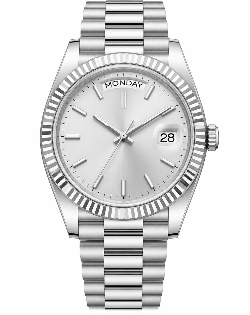 Rolex Day-Date 36 Réf. 18239 – Double Quickset, Cadran Argent